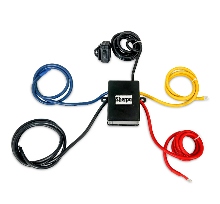 SATVW4512VT 12V with Rope (includes wireless) - Sherpa Winches