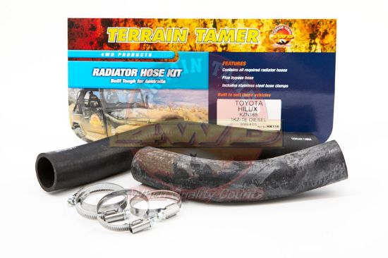 Radiator Hose Kit To Suit Toyota Hilux KZN165 1KZTE 3.0L 9/1999-