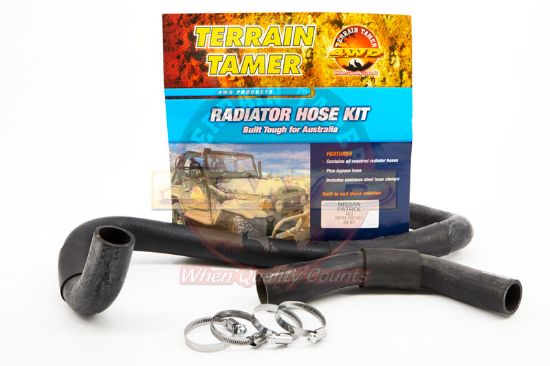 Radiator Hose Kit To Suit Nissan Patrol GU Y61 TD42TI 4.2L 11/2002-