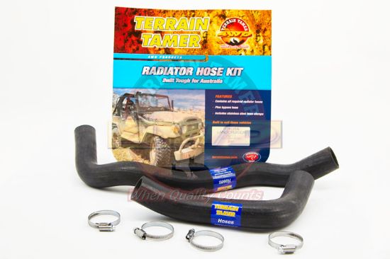 Radiator Hose Kit To Suit Toyota Landcruiser UZJ200 2UZFE 4.7L 9/2007-