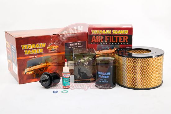 FILTER KITS TO SUIT Toyota Landcruiser FJ73 4/1987-1/1990 3F 4.0L Petrol