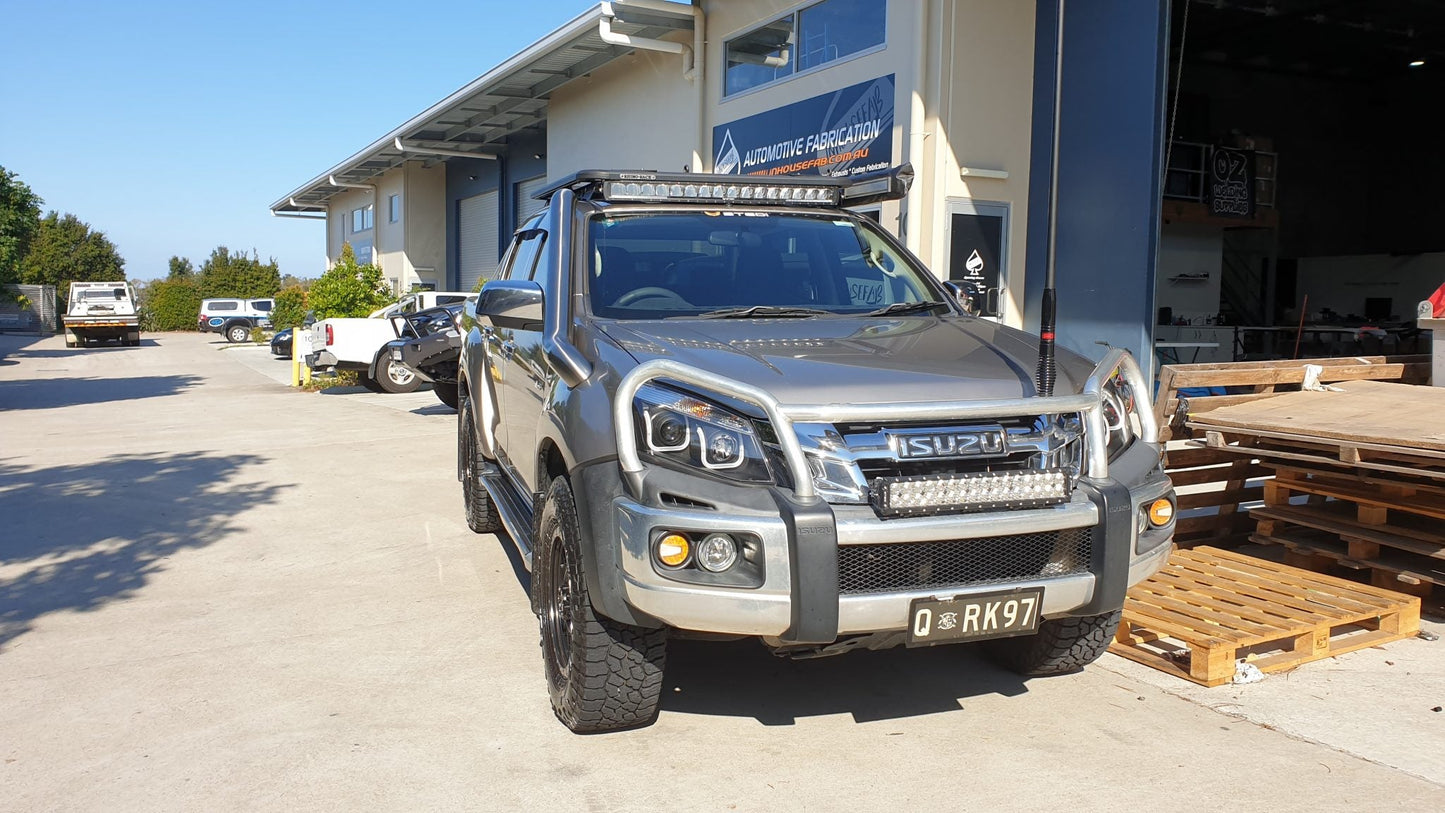 Isuzu DMAX 2012-2016 4″ Stainless Steel Snorkel/Airbox Kit (LONG)