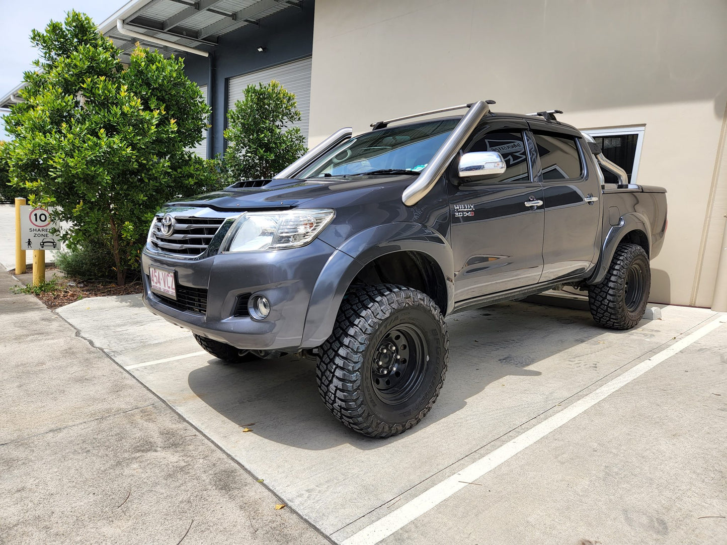 Toyota Hilux N70 (Short) DUAL 4″ Stainless Steel Snorkel Kit