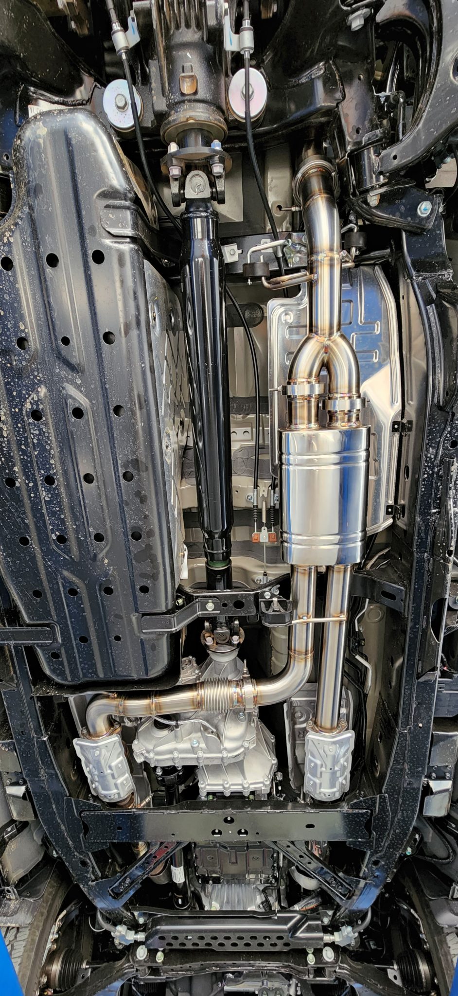 Nissan Patrol Y62 Stainless Steel Twin 3″ to Single 3″ Exhaust System