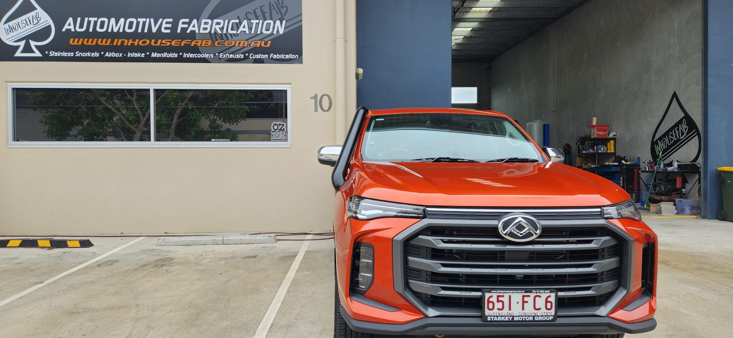 LDV T60 4″ Stainless Steel Snorkel Kit (SHORT ENTRY)