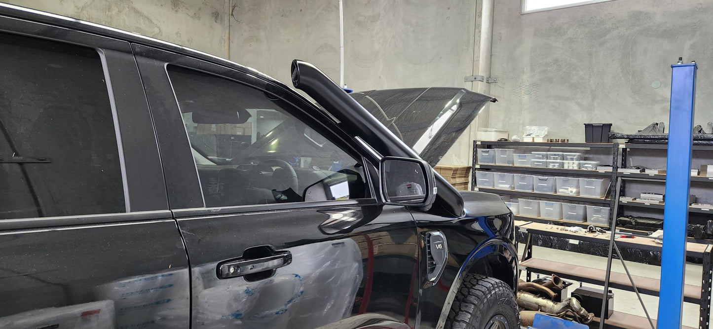 Ford Ranger/Everest NextGen 4″ Stainless Steel Snorkel Kit (SHORT)