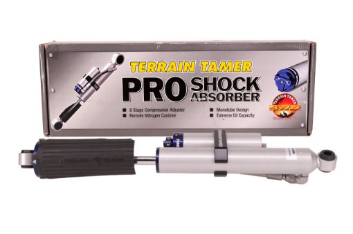 SHOCK ABSORBER REAR PAIR REMOTE RES 8 STAGE ADJUST 40MM LIFT - TPS002 - T60 - 3/2007-