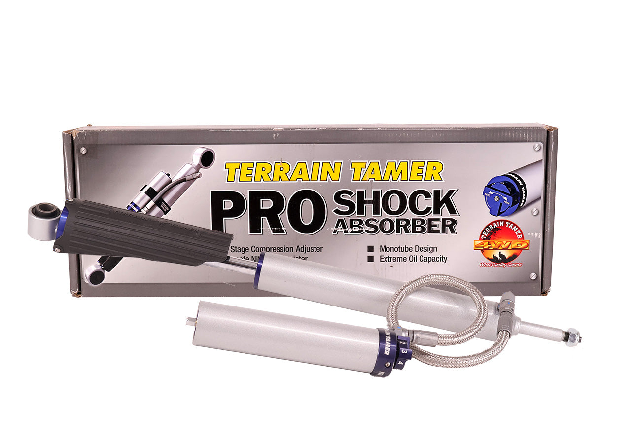 SHOCK ABSORBER REAR PAIR REMOTE RES 8 STAGE ADJUST 40MM LIFT - TPS0015 - UZJ200 - 8/2007-