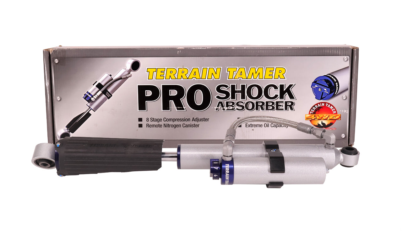 SHOCK ABSORBER REAR PAIR REMOTE RES 8 STAGE ADJUSTABLE - TPS0025 - D40 - 12/2005-