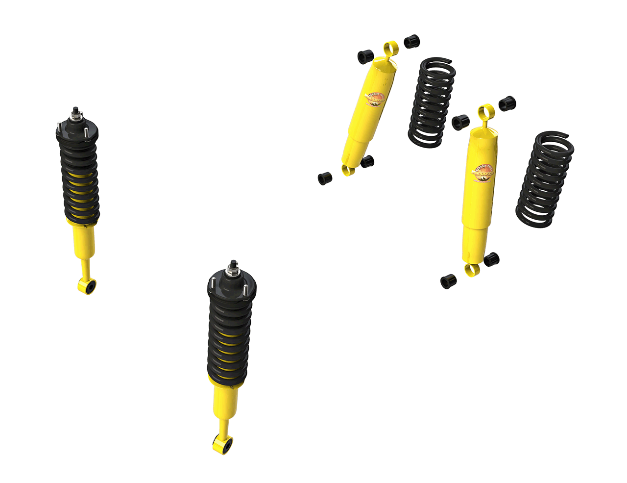 SUSP.KIT INC STRUT ASSY REAR SPRINGS & SHOCKS - SK031A - R51 - 2005-