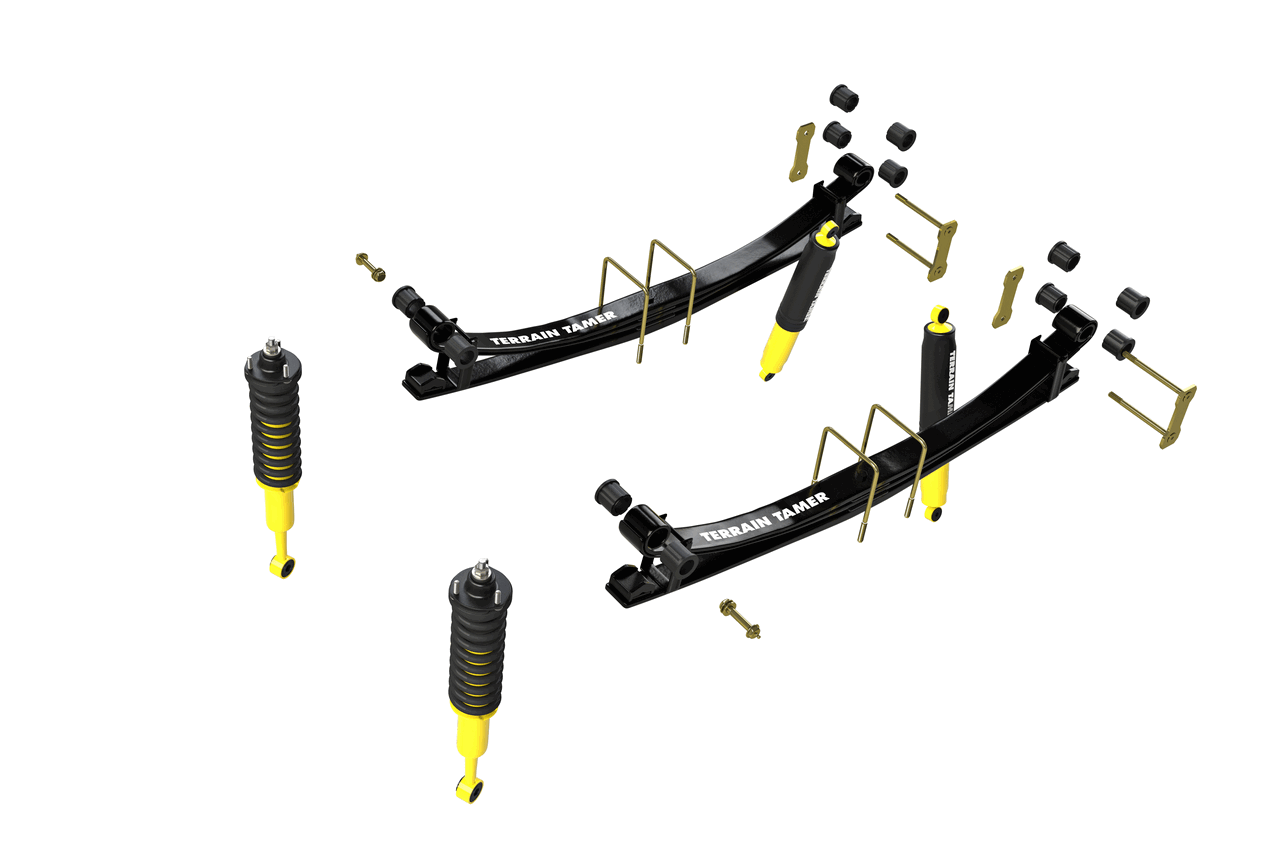 SUSP.KIT INC STRUT ASSY SHOCKS SPRINGS PINS U-BOLTS BUSHES - SK076A - RG 3 - 7/2016-