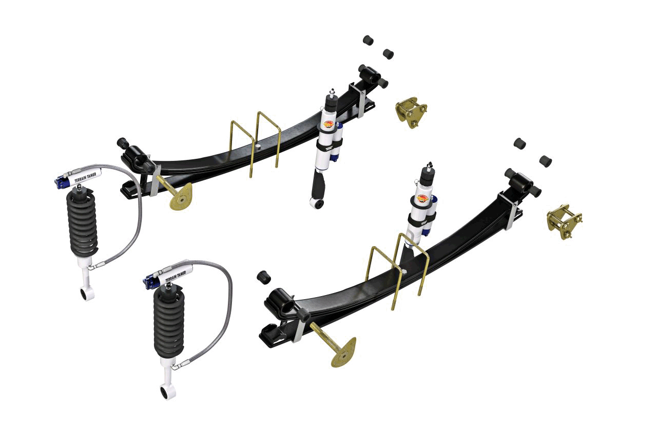 SUSP.KIT INC FRONT STRUT ASSY.SHOCKS BUSHES PIN KITS U BOLTS - GGN25 - SK016AP - 3/2005-