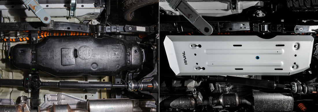 Aluminium Fuel Tank Underbody Armour Ford Ranger Next Gen / Amarok 2023+ bash plate