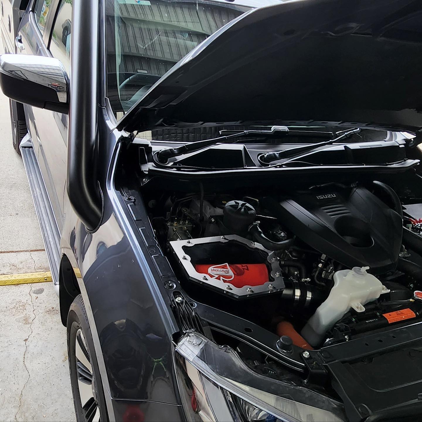 Isuzu DMAX 2021 4″ Stainless Steel Snorkel/Airbox Kit (SHORT)