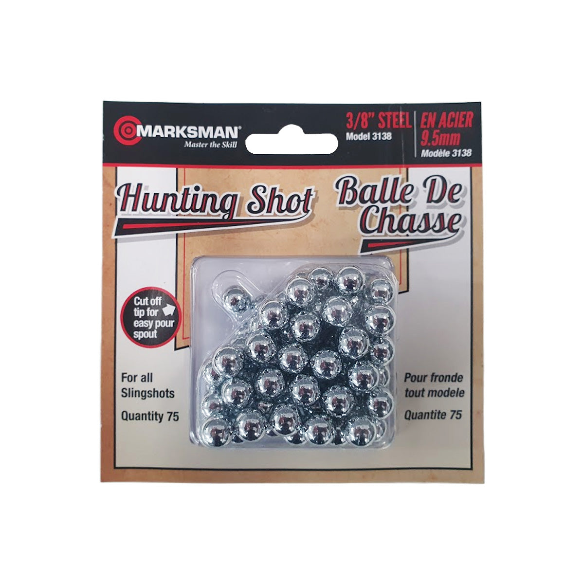 Steel Slingshot Pellets 9.5mm