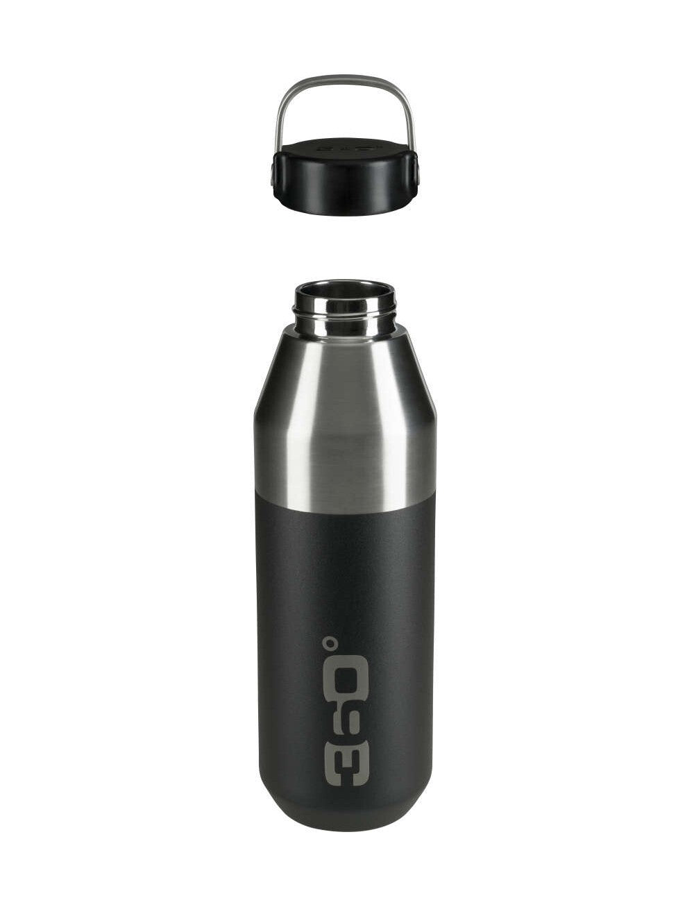 Vacuum Insulated Stainless Steel Bottle Narrow Mouth 750ml Black