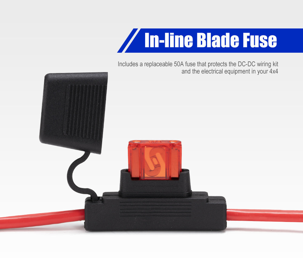 50A Wiring Kit 12V 3m Anderson Style Plug Battery Cable Quick Connect