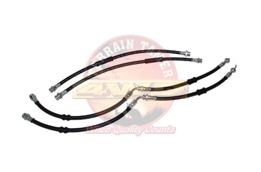 Hose Kit Brake Front and Rear 50MM Longer Than Original Fit For Ranger Px - Terrain Tamer BHK01