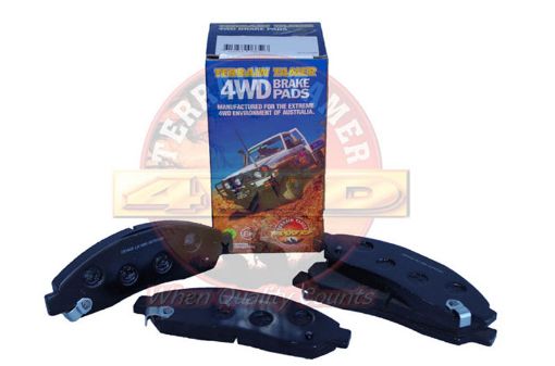 Disc Pad Set Front Terrain Tamer 168MM X 54MM 14" Wheels Fit For Colorado Rc, D Max TFS85 & Rodeo Ra - Terrain Tamer DB1468TT