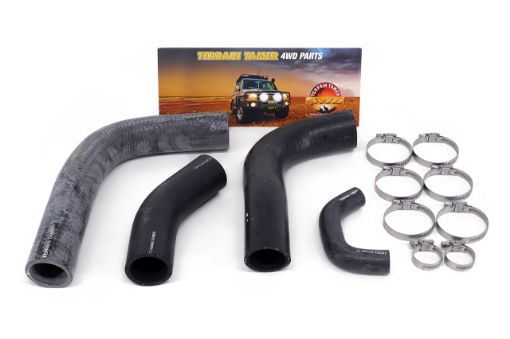 Radiator Hose Kit 3F & 3FE Carburettor & Efi Fit For Landcruiser FJ80 - Terrain Tamer HK047