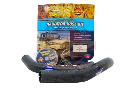 Radiator Hose Kit P40 4.0L Petrol Fit For Patrol Mq - Terrain Tamer HK208