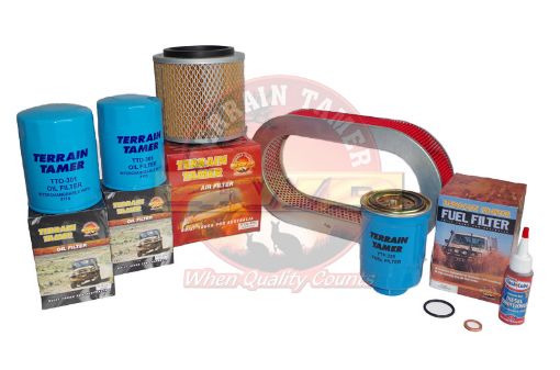 T/t Filter Kit Nissan Patrol Gq TD42 4.2l Diesel 2/88-99 Fit For Patrol Gq - Terrain Tamer NFK1