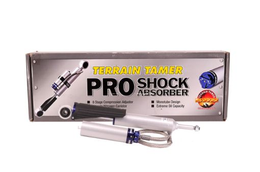 Shock Absorber Frt Pair Remote Res 8 Stage Adjust 30MM Lift Fit For Landcruiser FZJ100, Landcruiser HDJ100 & Landcruiser UZJ100 - Terrain Tamer TPS0034