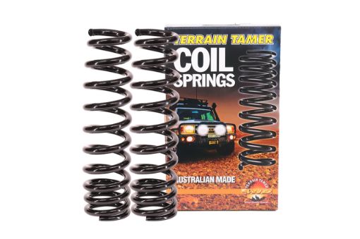 Coils Front Raised 40MM 100KG + W/bullbar Tapered Wire V8 Fit For Landcruiser Uzj200/vdj200 β TTCS-2409T - Terrain Tamer TTCS-2409T