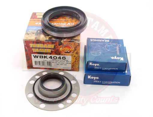 Wheel Bearing Kit Rear Suits Drum Brake Full Floating Axle Fit For Patrol Gu - Terrain Tamer WBK4046