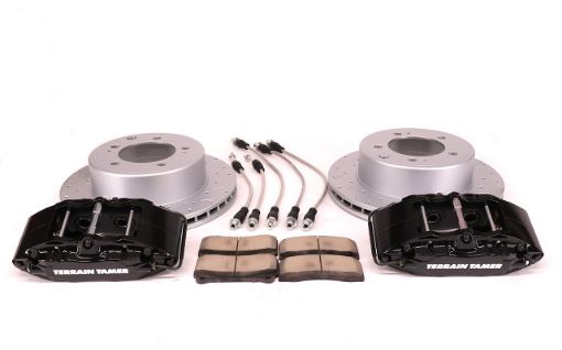 Tt Extreme Big Brake Kit 4 Pot Rear Fit For Landcruiser GRJ79, Landcruiser VDJ76, Landcruiser VDJ78 & Landcruiser VDJ79 - Terrain Tamer TTBBK22