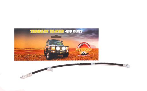 Brake Hose Front L/H Rubber Fit For Landcruiser FJA300, Landcruiser GRJ300 & Landcruiser VJA300 - Terrain Tamer 90947-02J71TT