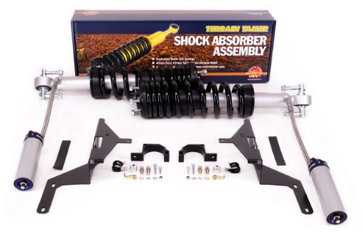 Coil Over Shock Assy Pr Raised 30MM to 100KG with Pro Shock Fit For Ranger Py/p703 - Terrain Tamer TTCSA-020P