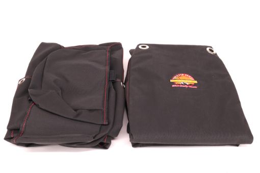 Seat Cover Set D/s & P/s Suit Terrain Tamer Seats Only Black - Terrain Tamer TTSCGRDP