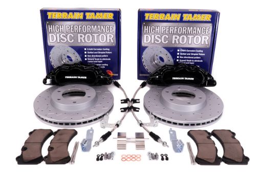 Tt Extreme Brake Kit 6 Pot Front Fits Within Oe 17" Wheels Fit For Ranger Py/p703 - Terrain Tamer TTBBK09