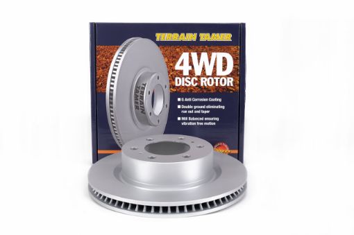 T/t Disc Rotor Front 340MM Diameter Fit For Landcruiser GRJ300, Prado TJA250, Prado TJH250 & Prado TRJ250 - Terrain Tamer 43512-60281TT