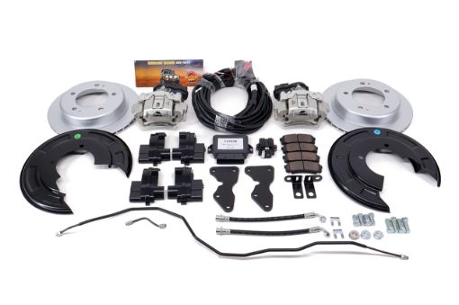 Rear Drum to Disc Conversion Kit Inc+backing Plates+pipes Fit For Landcruiser HZJ79, Landcruiser VDJ76, Landcruiser VDJ78 & Landcruiser VDJ79 - Terrain Tamer TTBCK011B