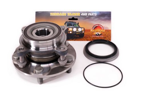 Front Wheel Bearing Hub Assy with OEM Parts Fit For Landcruiser GRJ200, Landcruiser URJ200, Landcruiser UZJ200 & Landcruiser VDJ200 - Terrain Tamer 43502-60190TTASSY