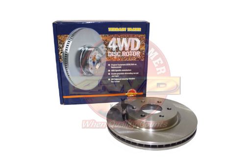 Disc Rotor Front Navara D40T YD25T Vin Mnt Thailand Built Fit For Navara D40T & Navara D23 NP300 - Terrain Tamer 40206-JR70BTT
