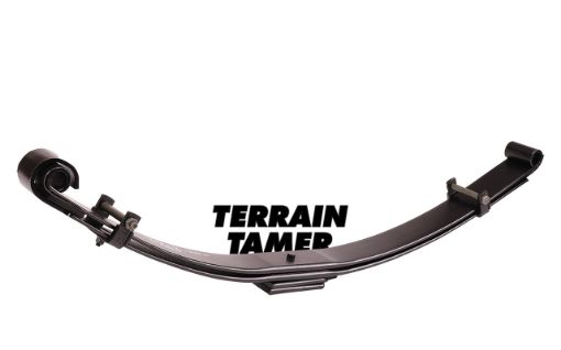 Leaf Spring Front Parabolic Raised 50MM 0-100KG Fit For Landcruiser FJ45, Landcruiser HJ45 & Landcruiser BJ43 - Terrain Tamer TLC011P