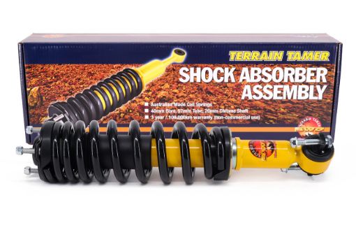 Coil Over Shock Assy Pair Raised 30MM to 50KG 4 Cylinder Fit For Ranger Py/p703 - Terrain Tamer TTCSA-020C