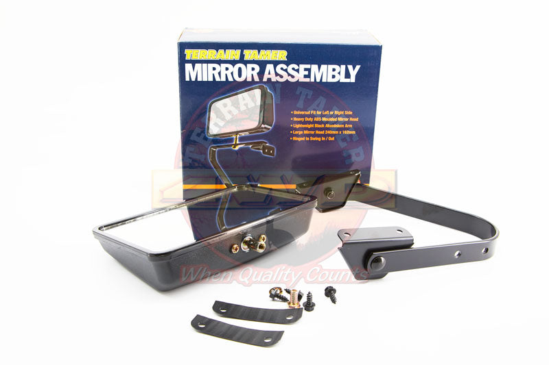 Mirror Assy 1.5" Shorter Than Factory Arm Fit For Landcruiser BJ70, Landcruiser BJ73, Landcruiser BJ74 & Landcruiser FJ70