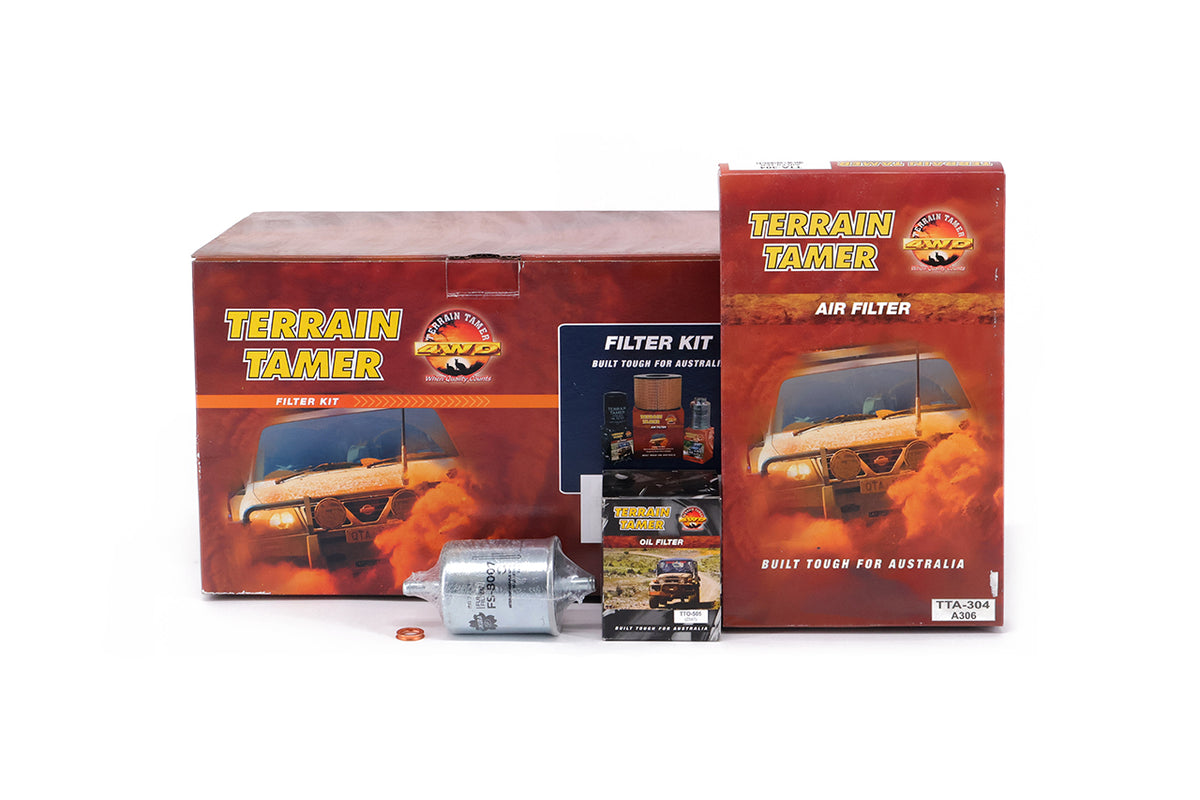 FILTER KITS TO SUIT Nissan Navara D22 8/1997-2005 KA24E 2.4L Petrol
