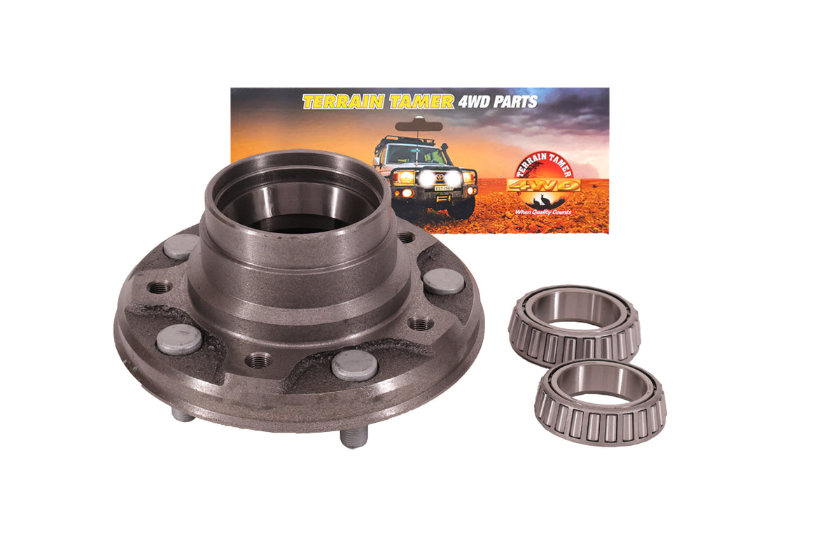 Hub Front Suits Disc Brake Includes Japanese Bearings Fit For Landcruiser FZJ76, Landcruiser FZJ78, Landcruiser FZJ79 & Landcruiser FZJ105
