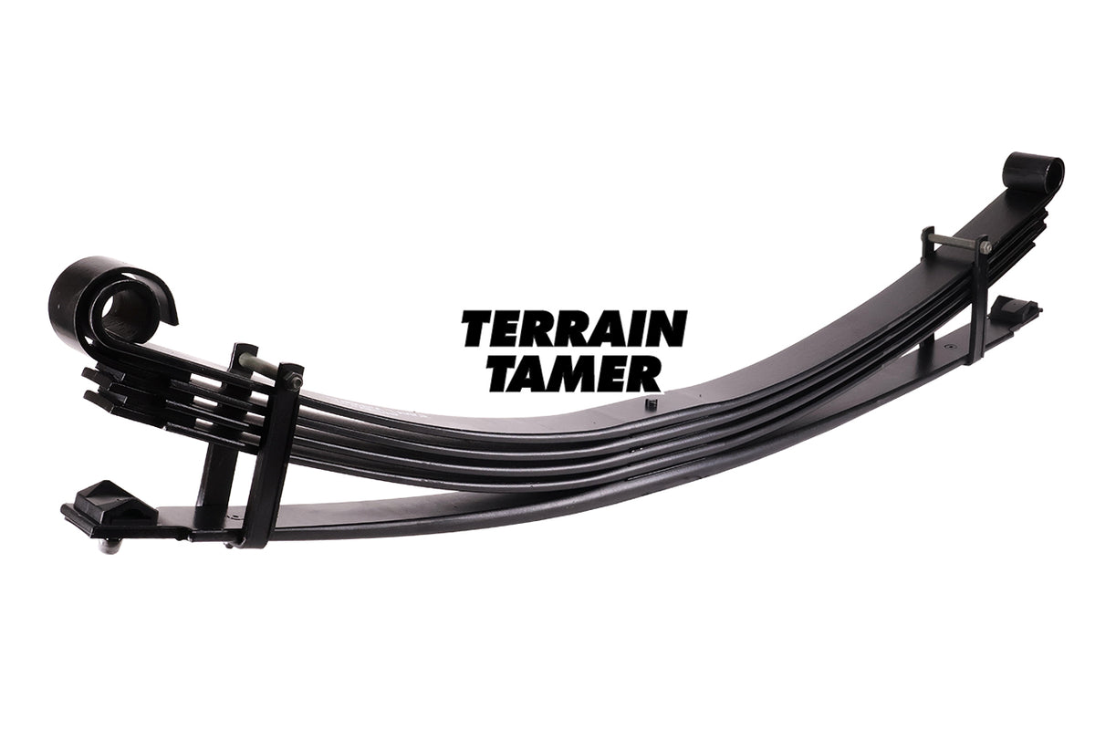 Leaf Spring Rear Fortified Parabolic Raised 50MM 700KG Plus Fit For Landcruiser VDJ78, Landcruiser VDJ79, Landcruiser FZJ78 & Landcruiser FZJ79