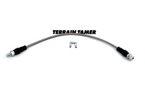 Braided Brake Hose Rear Chassis to Diff Housing Without Abs Fit For Landcruiser GRJ76, Landcruiser GRJ78, Landcruiser GRJ79 & Landcruiser HDJ78