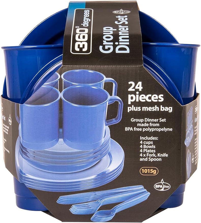 Group Dinner Set Blue