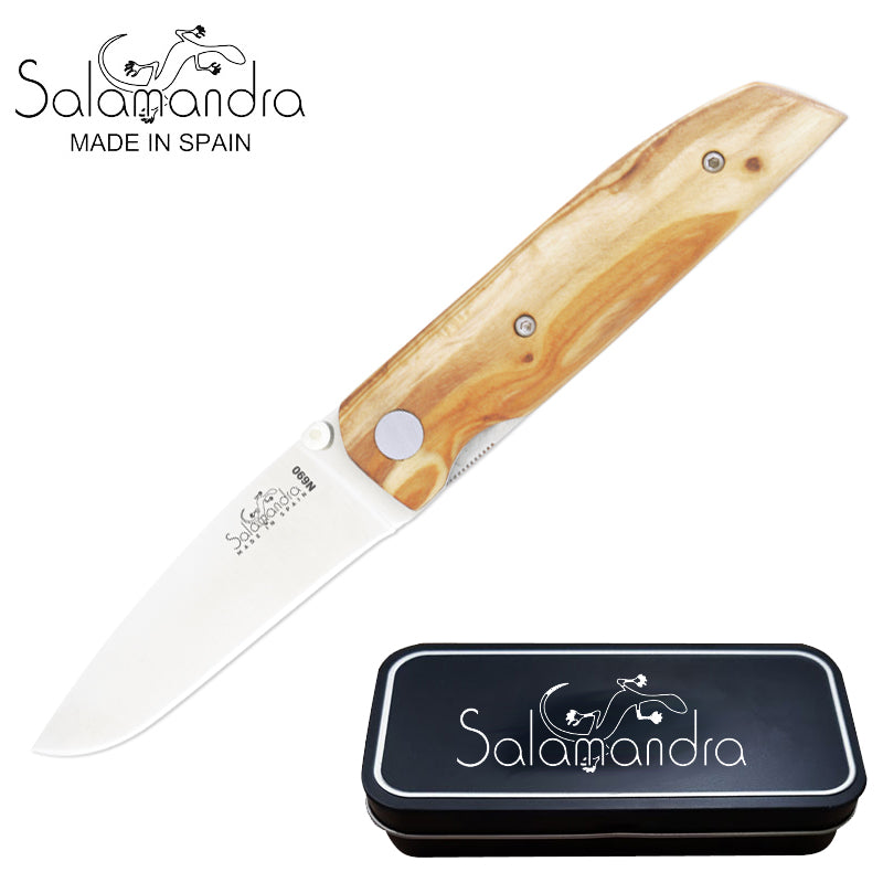 Salamandra Olive Wood Pocket Knife 171mm