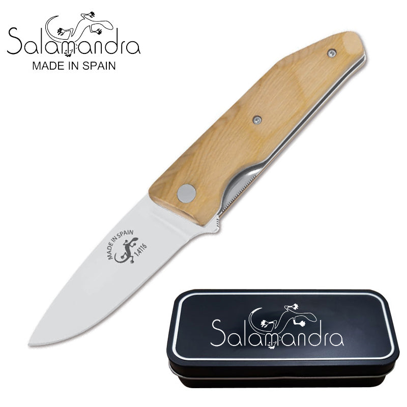 Salamandra Olive Wood Pocket Knife 190mm