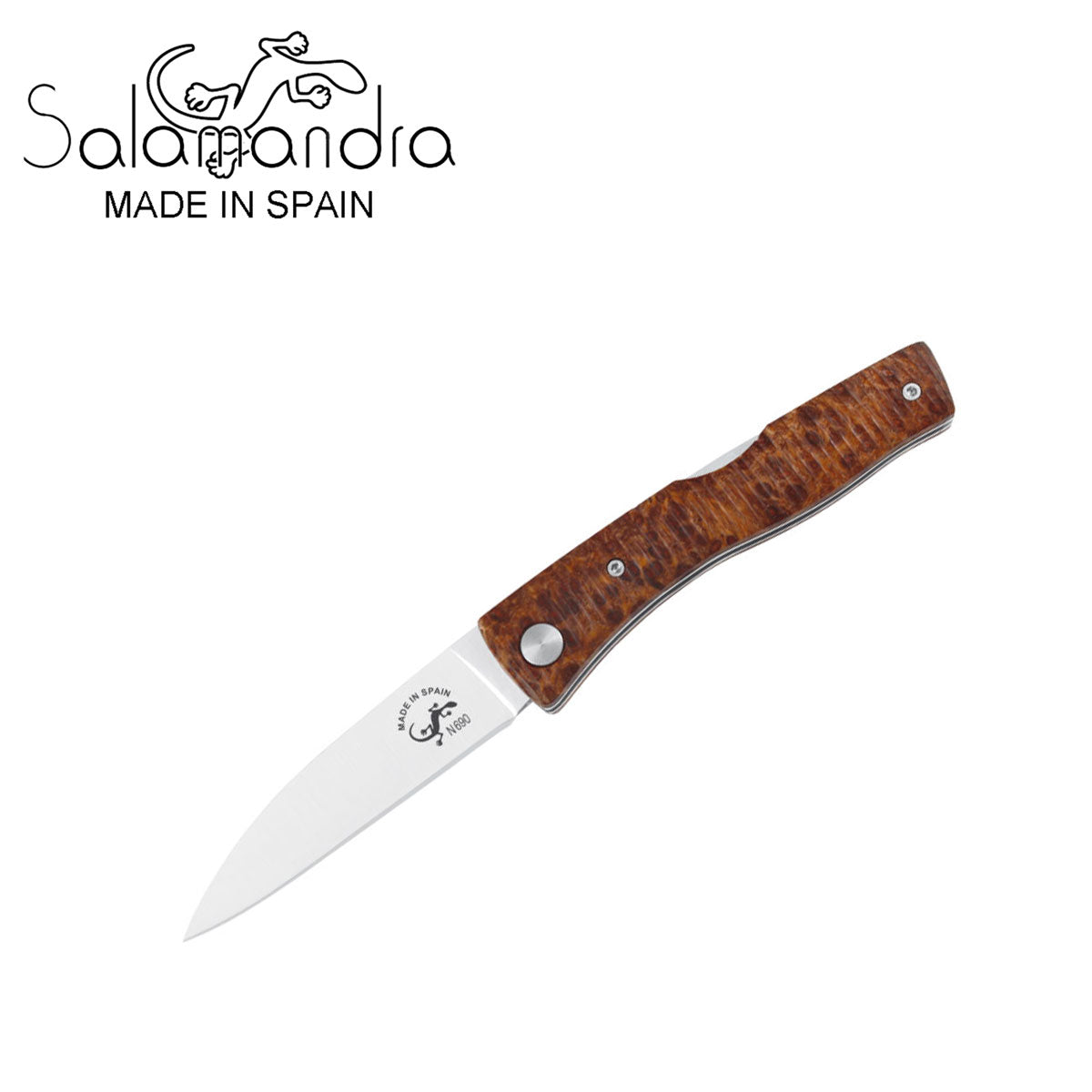 Salamandra Thuya Burl Wood Pocket Knife - 175mm