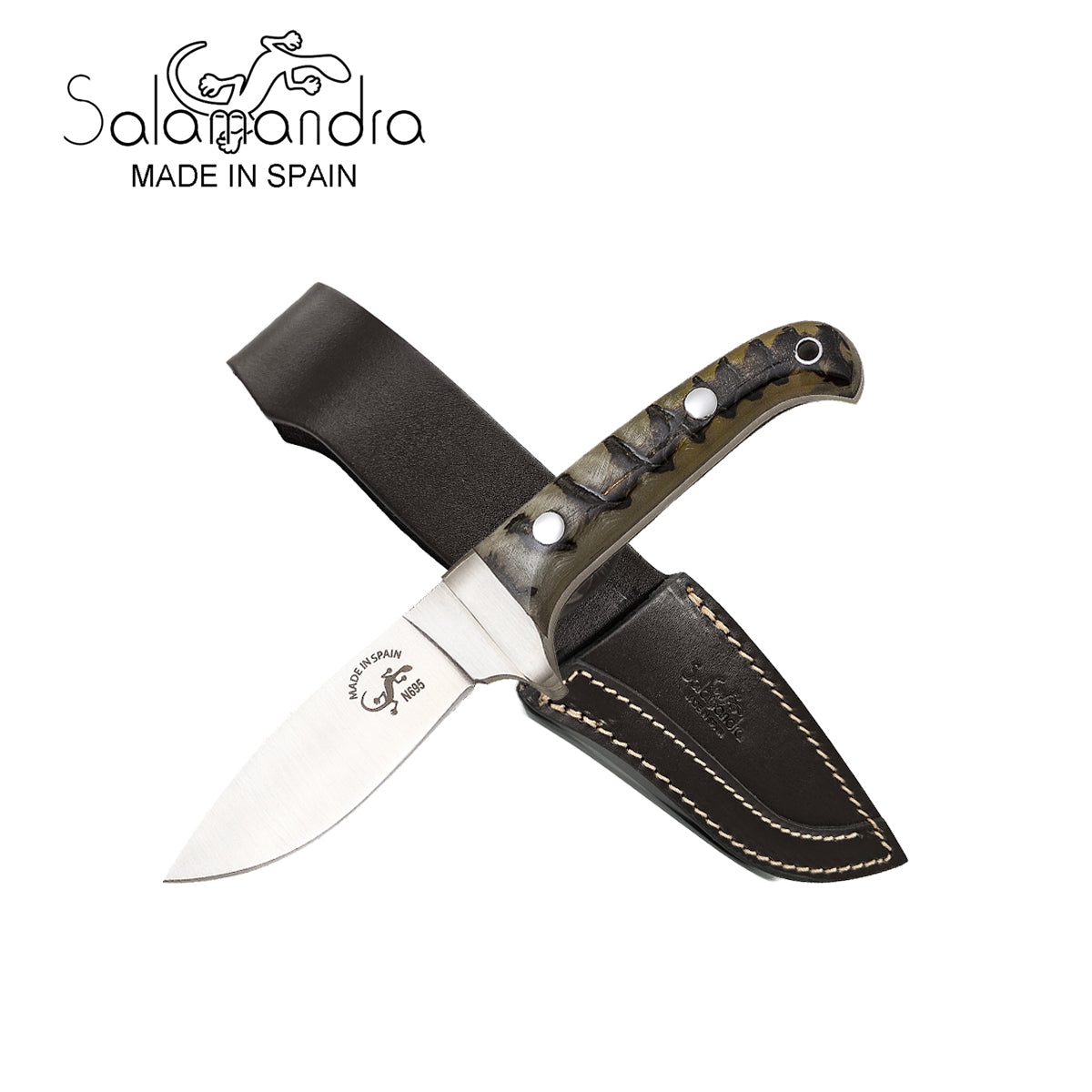 Salamandra Ram Horn Skinning Knife - 190mm